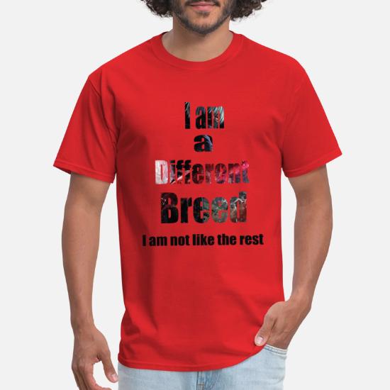 different breed t shirt